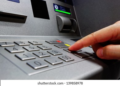 Press ATM EPP keyboard