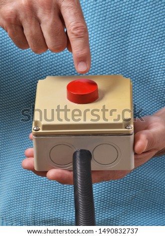 Press the button to get start the machine