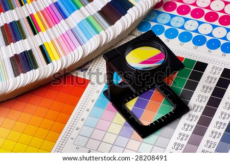 Press color management - print production