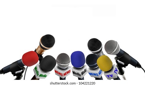 Press Conference Microphones