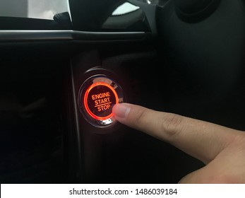 Press Engine Start and Stop Button