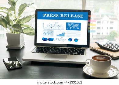 Press Release Computing Computer  Laptop With Screen On Table