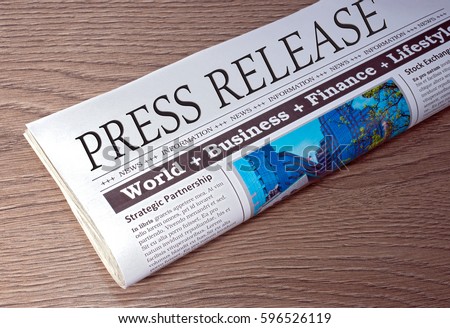 Press Release - Newspaper on desk in the Office