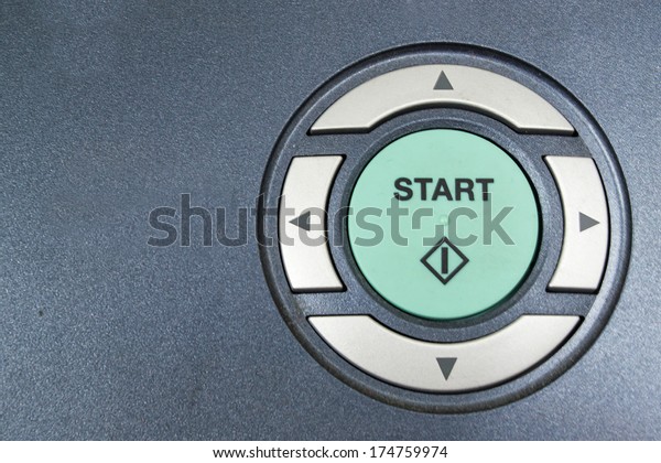 Press the start\
button