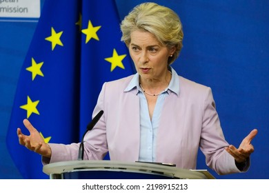 Press Statement By Ursula Von Der LEYEN, President Of The European Commission On Energy In Brussels, Belgium On September 7, 2022.