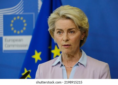 Press Statement By Ursula Von Der LEYEN, President Of The European Commission On Energy In Brussels, Belgium On September 7, 2022.