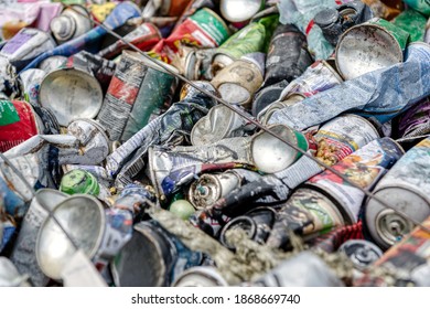 Pressed Aerosol Cans, Waste Recycling.