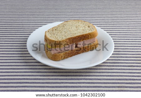 Image, Stock Photo Meat Cheese Cheese II