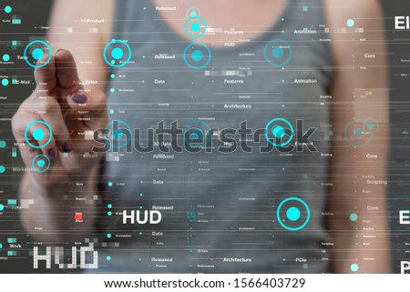 pressing document icon over computer binary code 