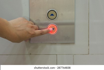 Pressing Elevator Button Down