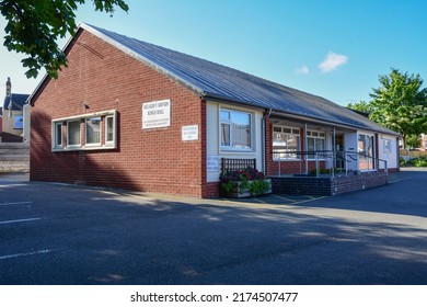 Prestatyn, UK. Jun 22, 2022. Kings Hall is a community centre which hosts a variety of local groups and events.