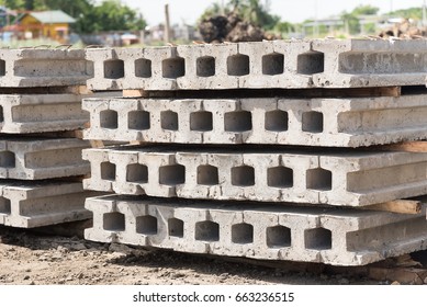 Prestressed Concrete Piles Used Construction Job Stock Photo (Edit Now ...