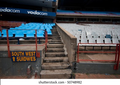 PRETORIA - MARCH 26:  Preparation Of The Loftus Versfeld Stadium For The 2010 Soccer World Cup  26 March 2010 In Pretoria, Southafrica