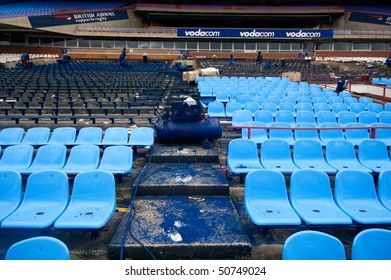 PRETORIA - MARCH 26:  Preparation Of The Loftus Versfeld Stadium For The 2010 Soccer World Cup  26 March 2010 In Pretoria, Southafrica