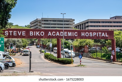 Pretoria, South Africa, 06th March - 2020: Entrance To Academic Hospital.