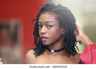 Dreadlocks African Beautiful Woman Images Stock Photos