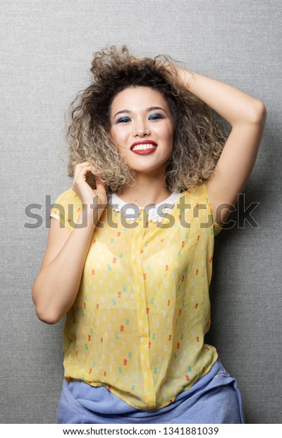 Pretty Asian Girl Has White Skin Stock Photo Edit Now 1341881039