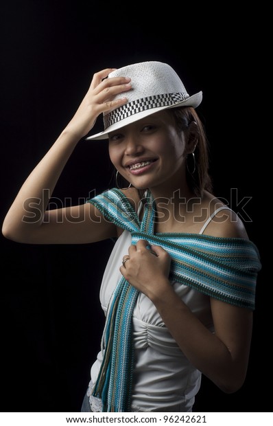 asian lady hat