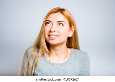 Pretty Blond Girl Embarrassed Stock Photo 419572624 | Shutterstock