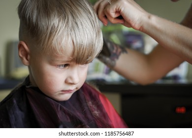 Cutting Child Hair Stock Photos Images Photography