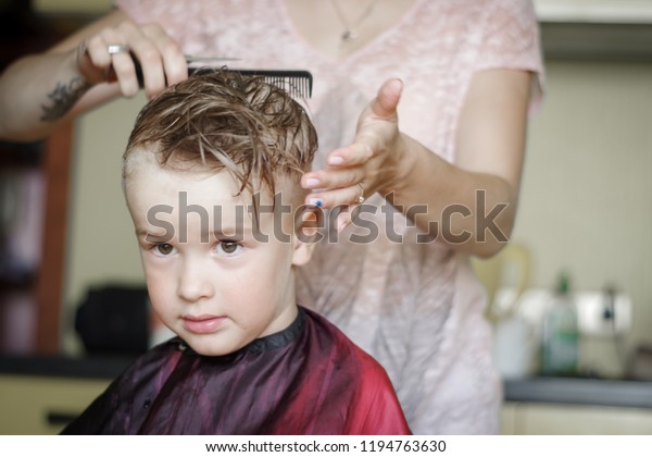 Pretty Blonde Boy Toddler Happy Be Stock Photo Edit Now 1194763630