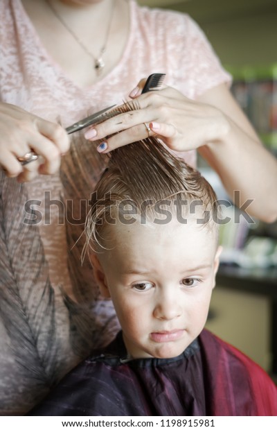 Pretty Blonde Boy Toddler Happy Be Stock Photo Edit Now
