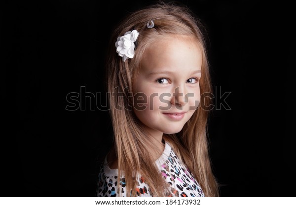 Pretty Blonde Little Baby School Girl Stock Photo Edit Now 184173932