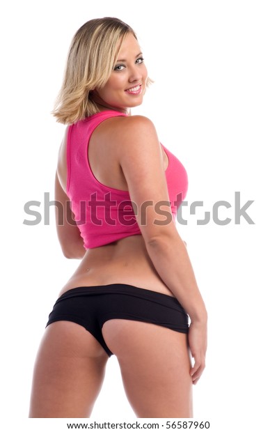 Hot Blonde Ass Butt