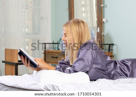 Similar – Female doctor showing an x-ray on the tablet