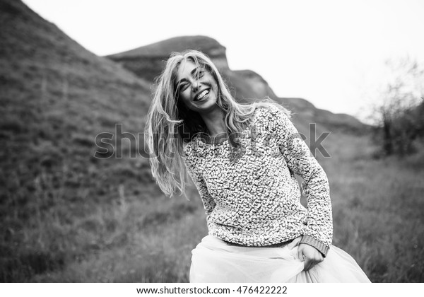 Pretty Bride Wedding Dress Sweater Stock Image Download Now