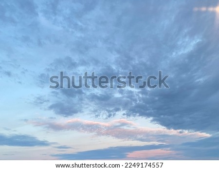 Pretty clouds in the sky