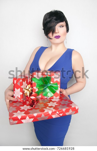 Pretty Curvy Plus Size Sexual Woman Stock Photo Edit Now 726681928