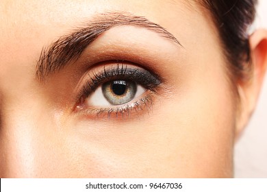 Pretty Woman’s Eye Close Up