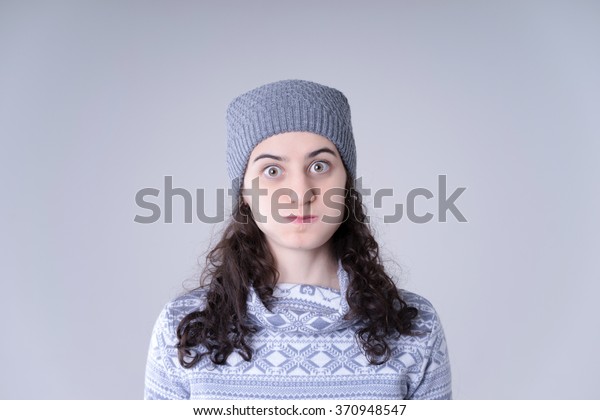 Pretty Funny Woman Holding Her Breath Stock Photo 370948547 Shutterstock Pretty Funny Woman Holding Her Breath Stock Photo 370948547 Shutterstock