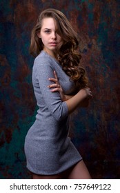 Pretty Girl With Alluring Brown Eyes Cute Look In The Lens Textile Design Pretty Girl With Alluring Brown Eyes Cute Look In The Lens Textile Design
