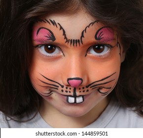 Kid Painted Face Isolated Stock Photos Images Photography