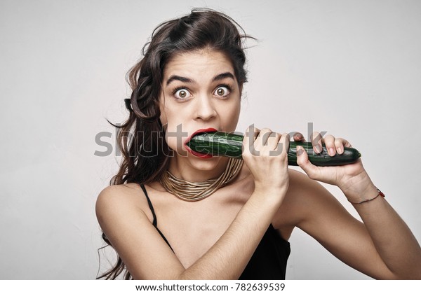 pretty-girl-green-cucumber-his-600w-7826