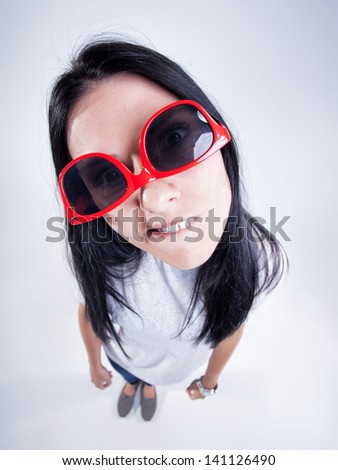 Similar – Image, Stock Photo Simple Girl Woman