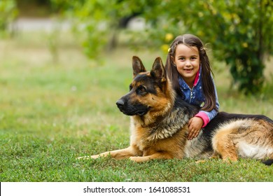 German shepherds and kids