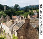 The pretty little market town of Richmond, Yorkshire, England