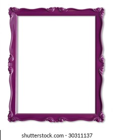 Pretty Purple Picture Frame.