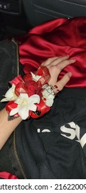 Pretty Red Prom Corsage, Prom Of April 2022