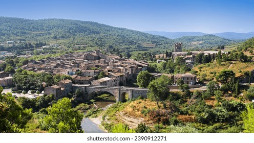 The pretty village of Lagrasse in Languedoc, France - Powered by Shutterstock