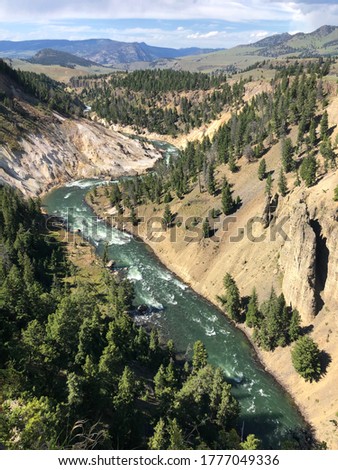 Similar – Foto Bild Yellowstone River Fluss