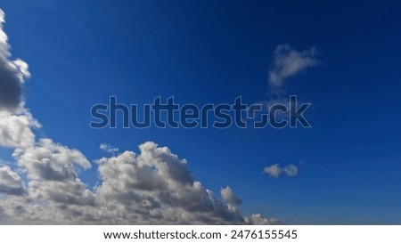 pretty white clouds nebulosity cloudscape background - photo of nature
