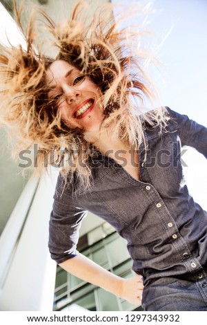 Similar – Image, Stock Photo Happy Woman Lifestyle