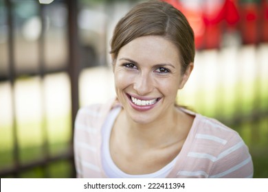 Pretty Woman Smiling 