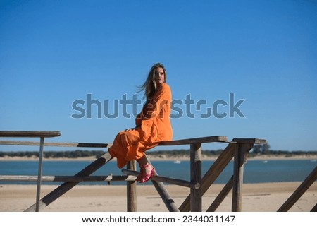 Similar – Image, Stock Photo sunday dress beautifully