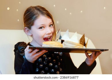 Pretty young girl crowned during Epiphany - Powered by Shutterstock