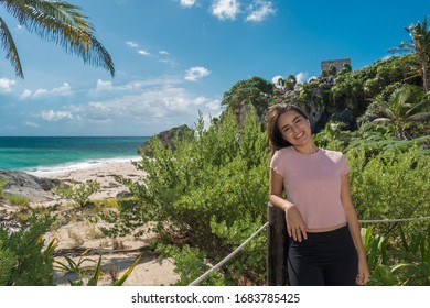 Pretty young lady in Tulum